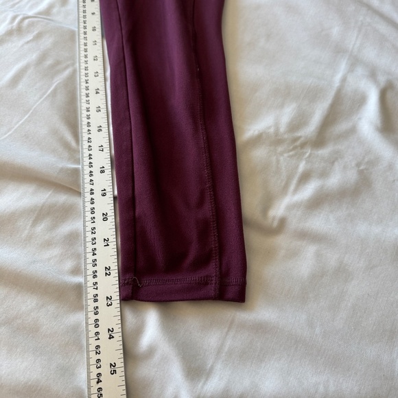 Danskin Women's Athletic‎ Yoga Legging Wine Large Athleisure Activewear Pants - Picture 11 of 13